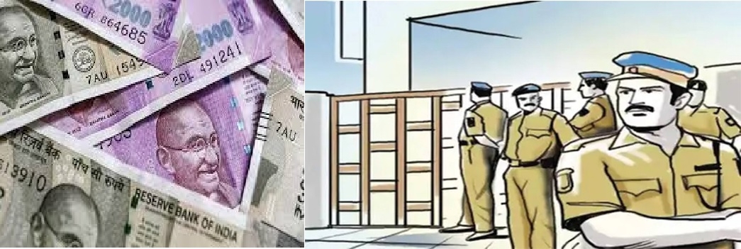 Dhantoli Police seize huge cash during