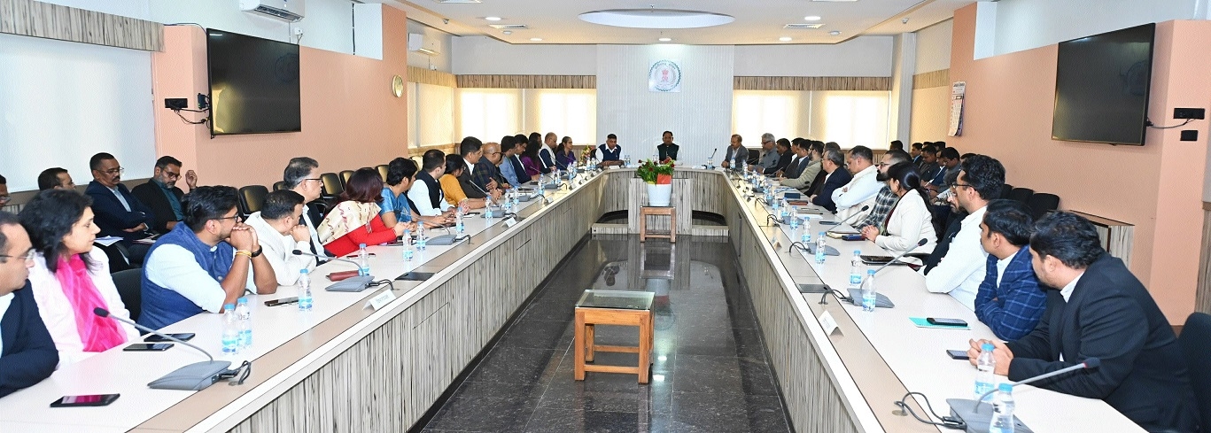 Chief Minister Vishnu Deo Sai chairing a meeting