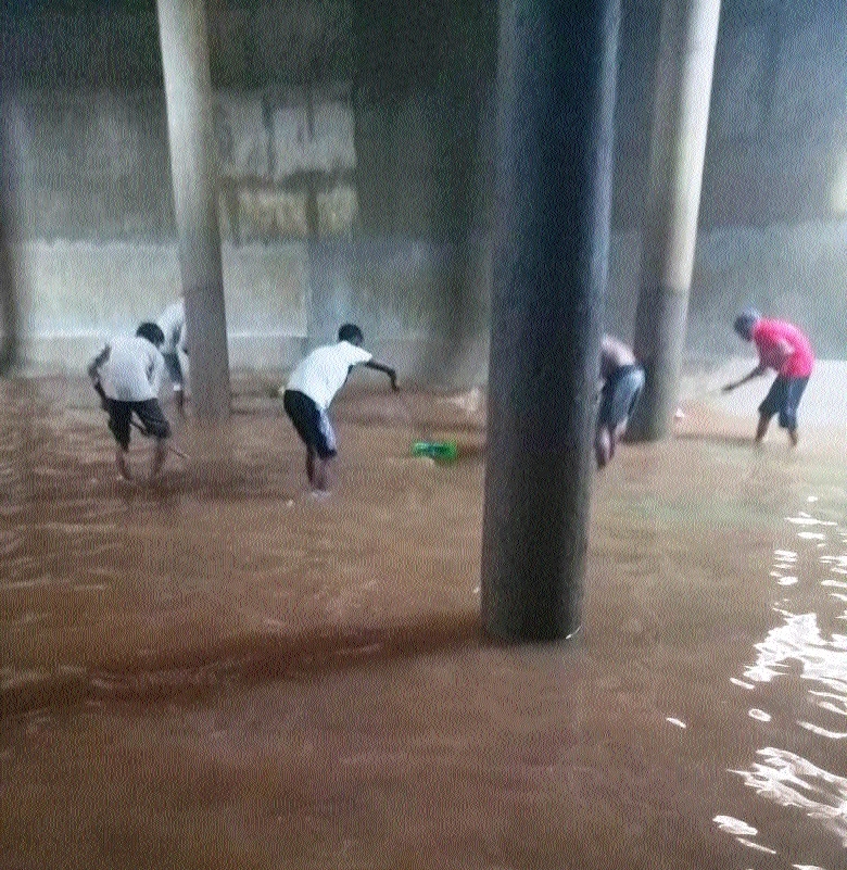 continue due to tank cleaning