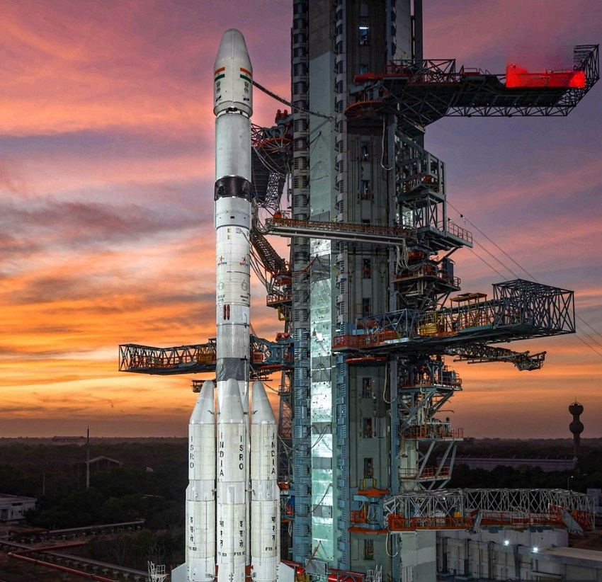 GSLV-F15 integration over Ready for launch
