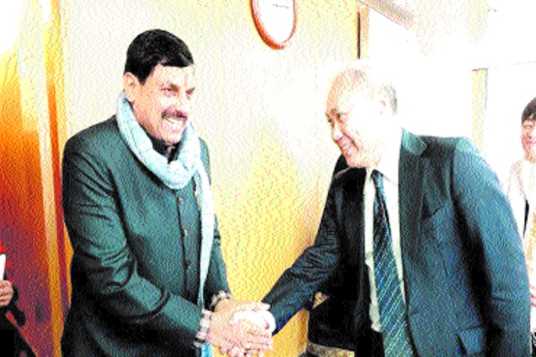 Chief Minister Dr Mohan Yadav with JETRO President 