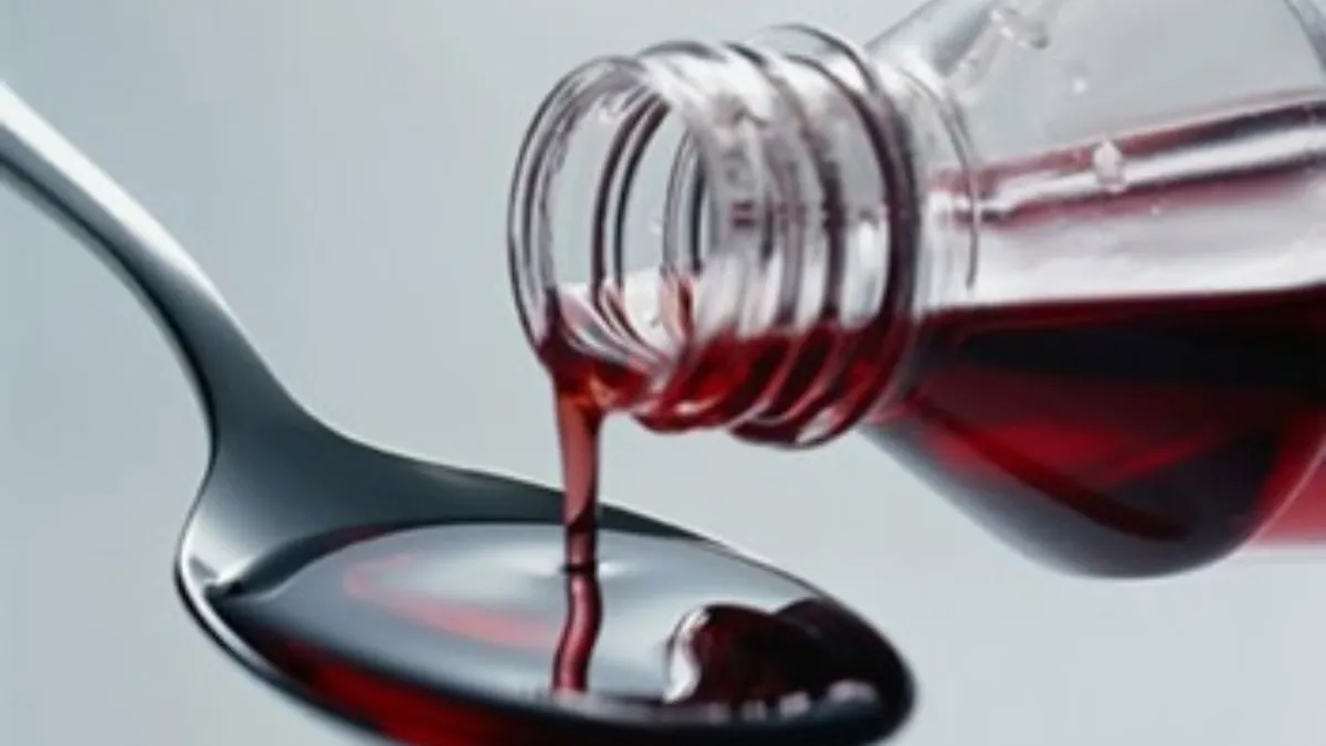 Coldrif syrup sample fails 