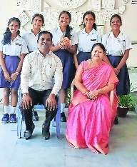 Bhavans Ashti girls selected