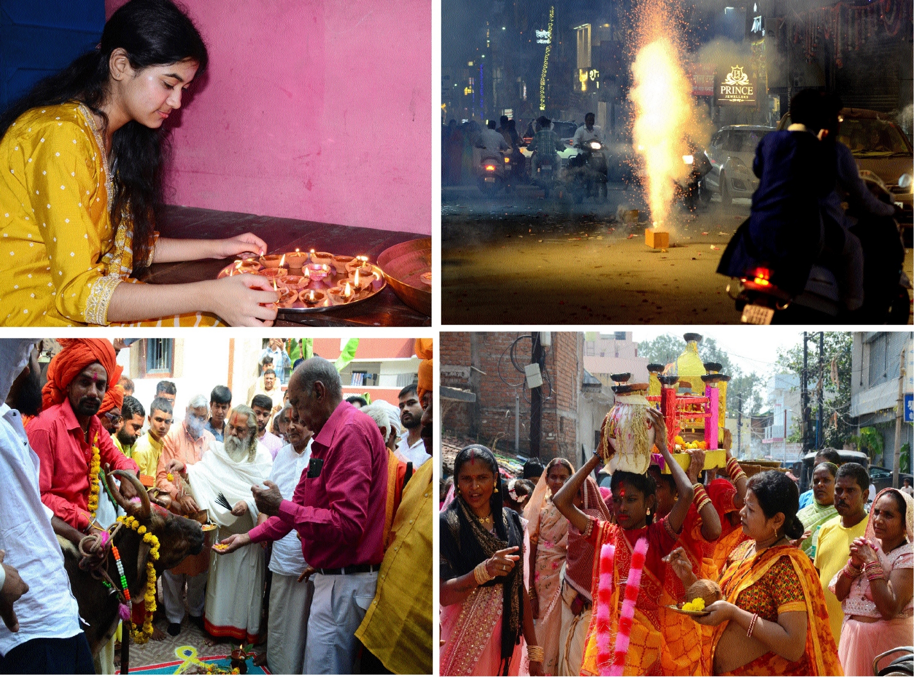  Deepawali celebrations lit up Raipur city