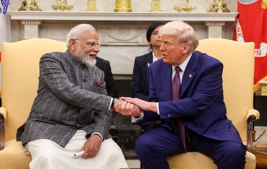 US President Trump dials PM Modi