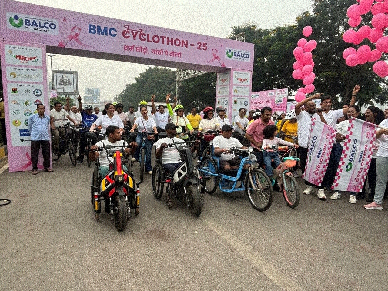 BMC Cyclothon-25 spreads awareness 