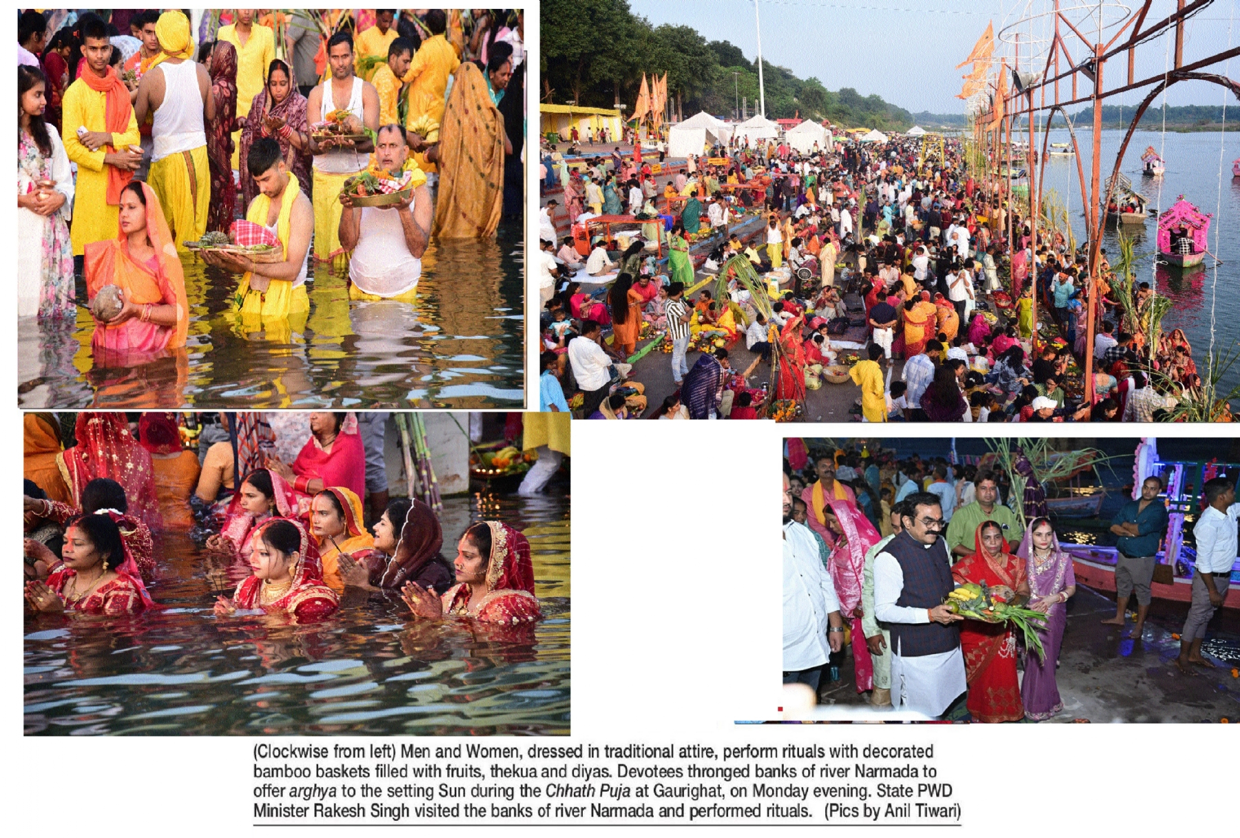 With offering of arghya devotees immerse in holy rituals of Chhath