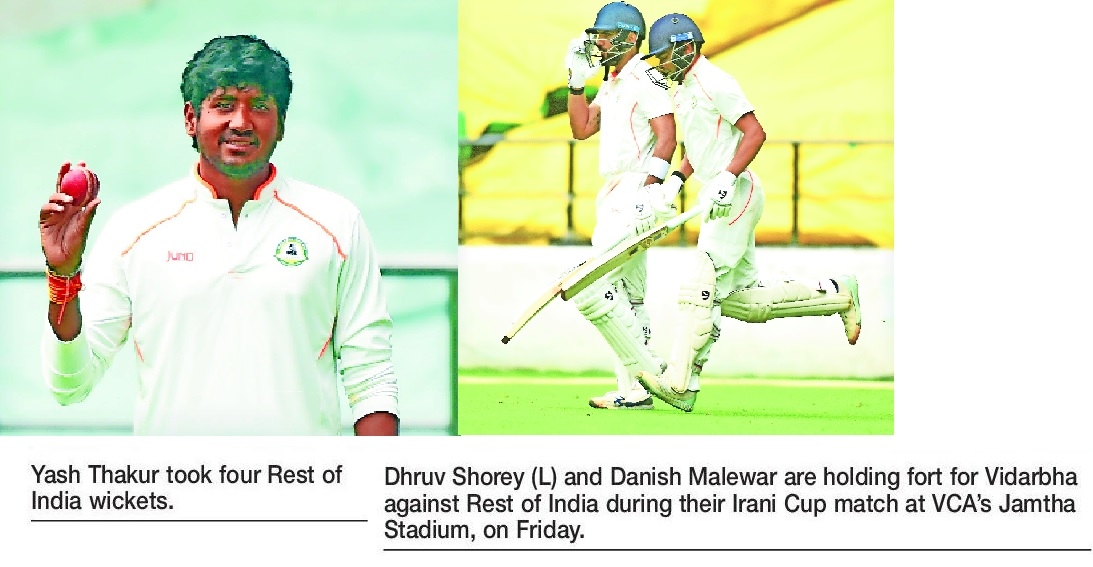 Yash Thakur snares four as hosts take lead over 