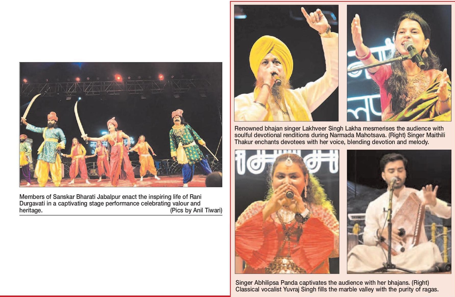 Rhythm ragas and devotional tunes echo through