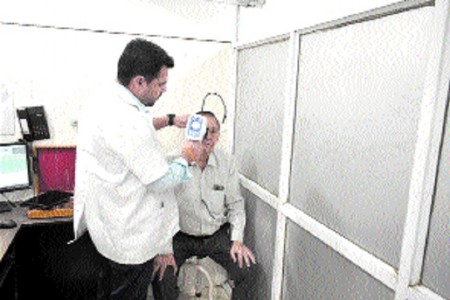 Free eye, oral check-up camp organised for retired bankers