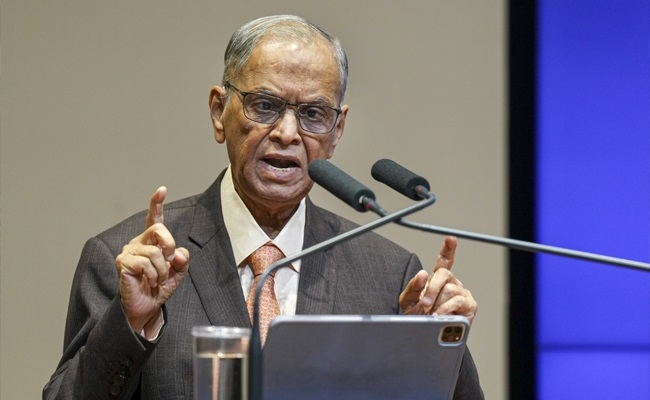 Research is only path to a better India and world Murthy