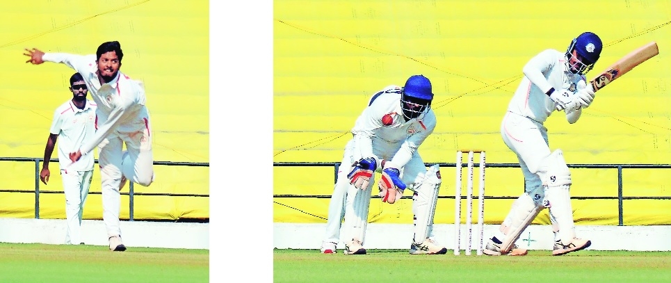 Baroda spinner Ninad Rathva snared five 