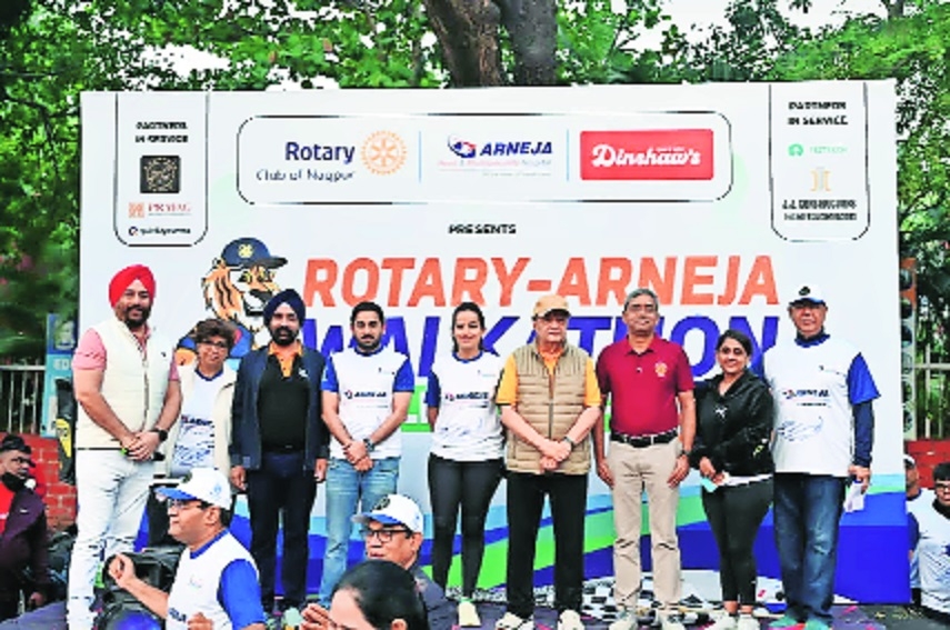 Good response to Rotary-Arneja walkathon