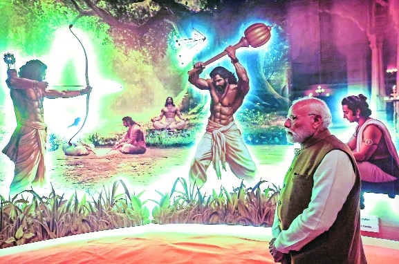 PM inaugurates Panchjanya memorial in Kurukshetra