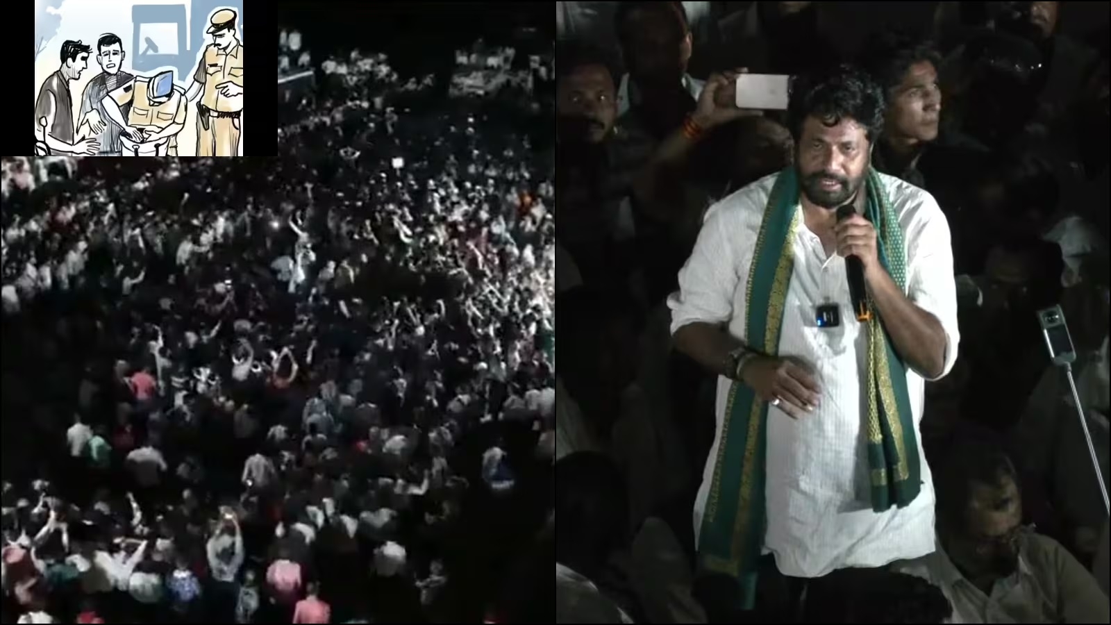 Bachchu Kadus 60 supporters booked 