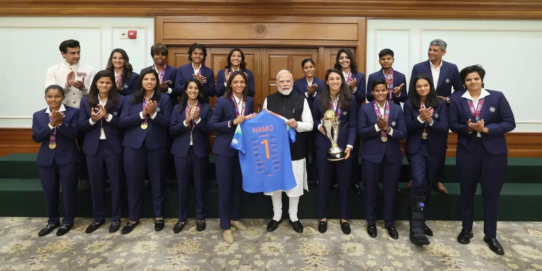 Modi greets women cricket victors