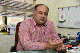 Dr Dhirawani working tirelessly