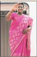President Murmu leaves