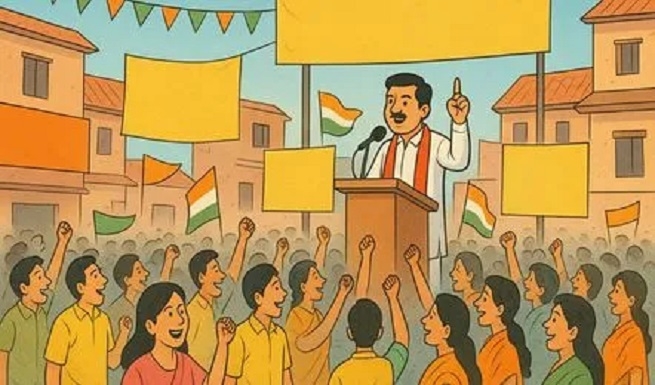 The local body election campaign