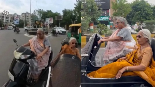 Octogenarian sisters win internet as Ahmedabad’s fearless Biker Dadis