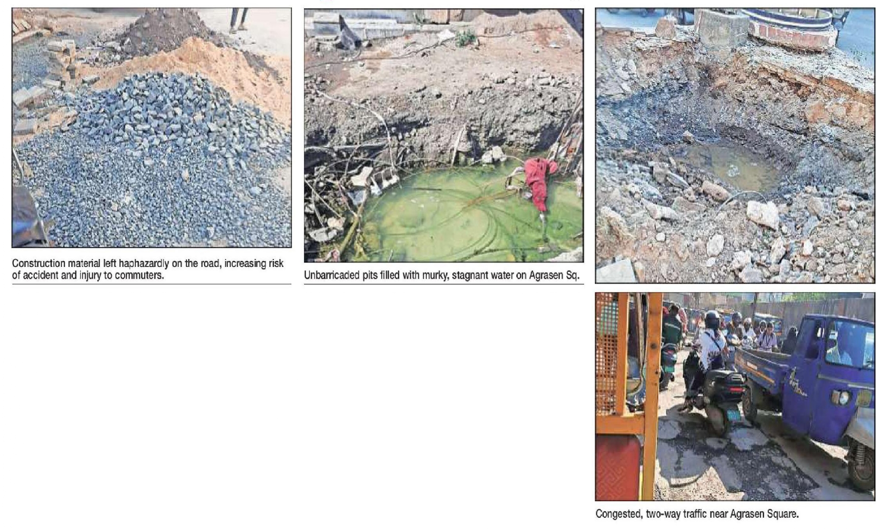 Incomplete road works nagpur