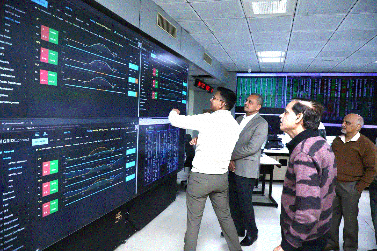 State Energy Deptt Secy Gadhpale inspects SLDC
