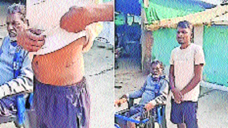 Debt-ridden young farmer Roshan Kude