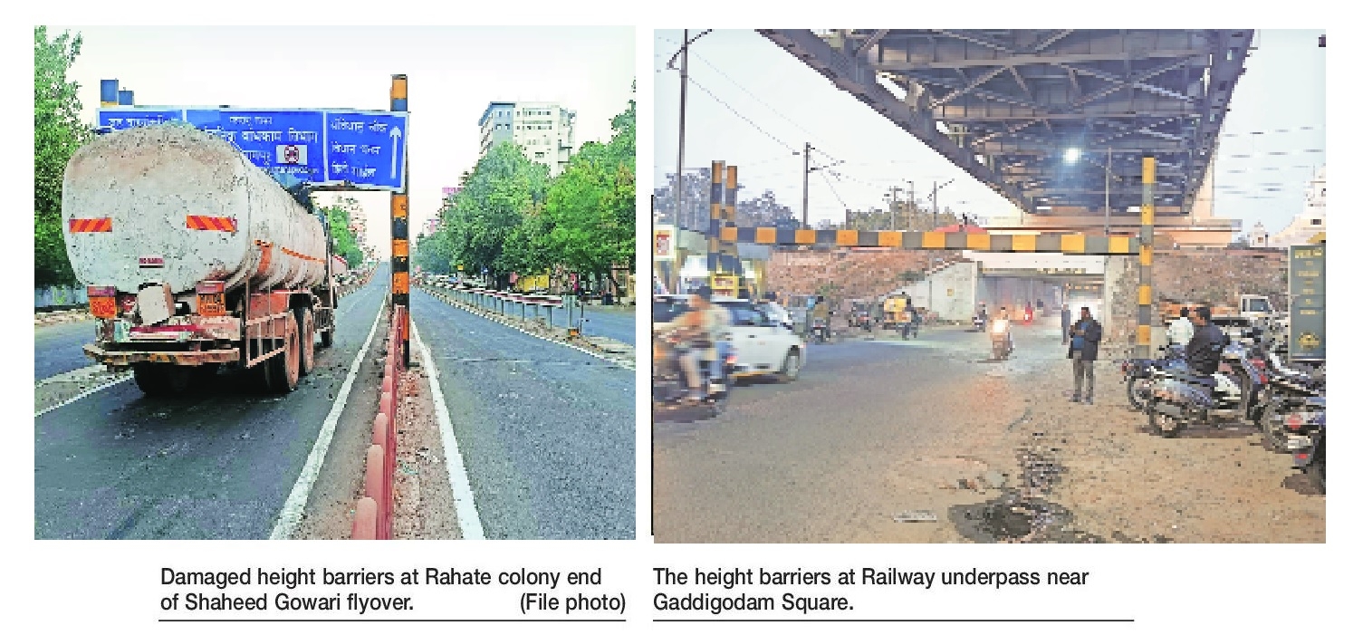 Civic accountability in focus Repeated failure of height barriers on Sitabuldi flyover