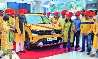 Tata Sierra on display at Jaika Motors