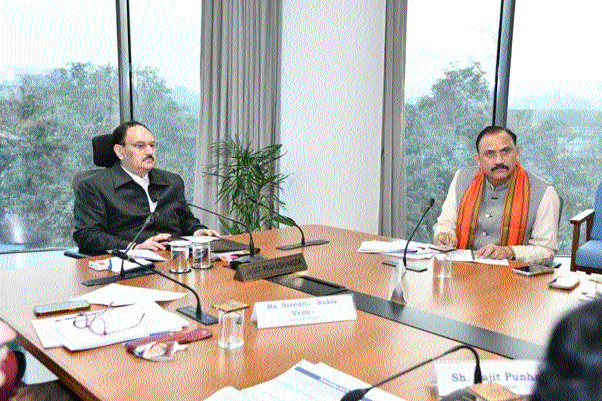 Nadda reviews health