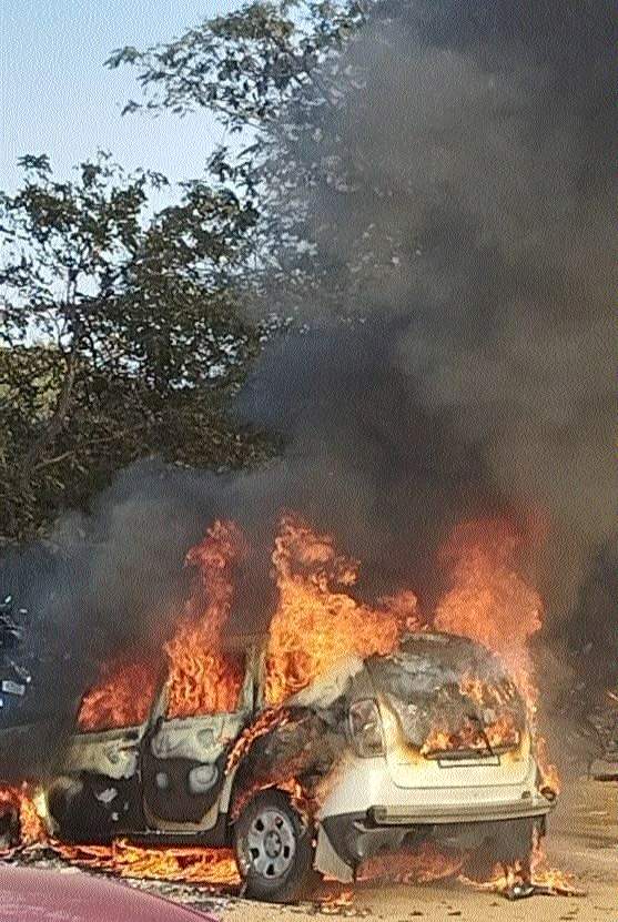 SUV turns into fireball 