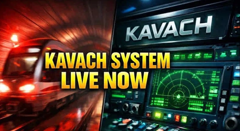 Kavach commissioned on Bajwa-Ahmedabad route