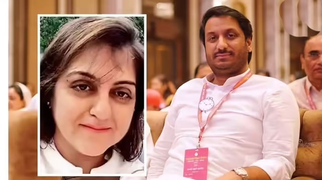 Shital Tejwani and  ajit pawars son