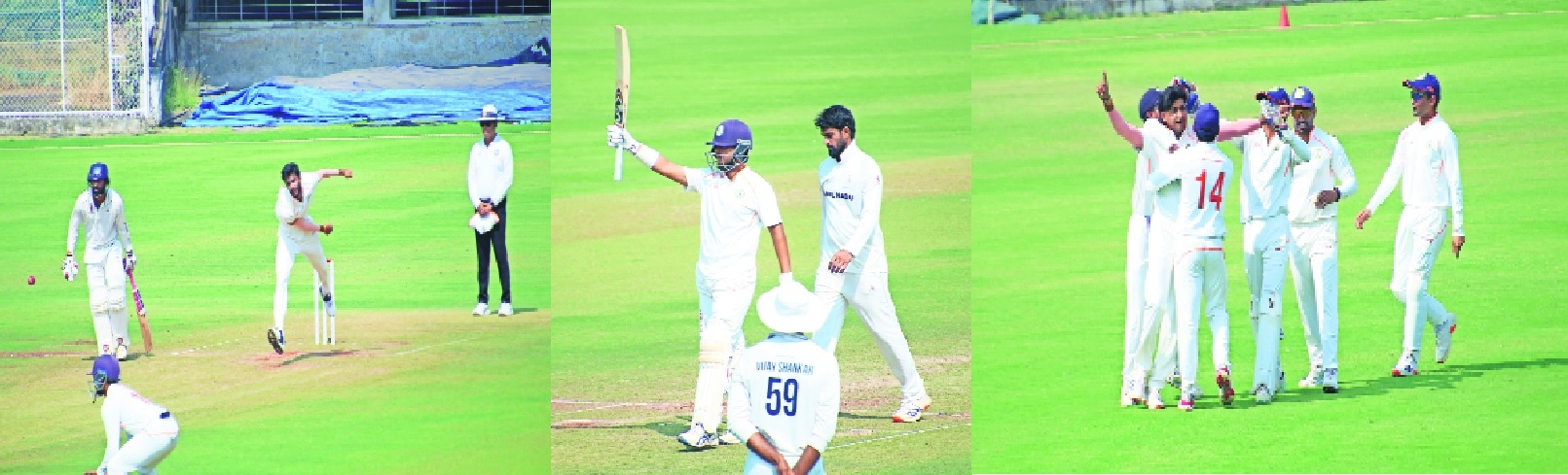 Aditya Thakare took four Tamil Nadu wickets to put Vidarbha