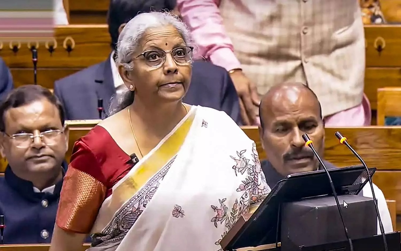 Finance Minister Nirmala Sitharaman speaks in the Lok Sabha 