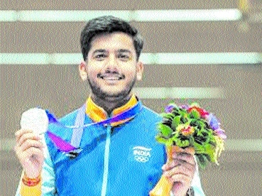 Aishwarya Pratap Singh wins silver medal in 50-meter Rifle
