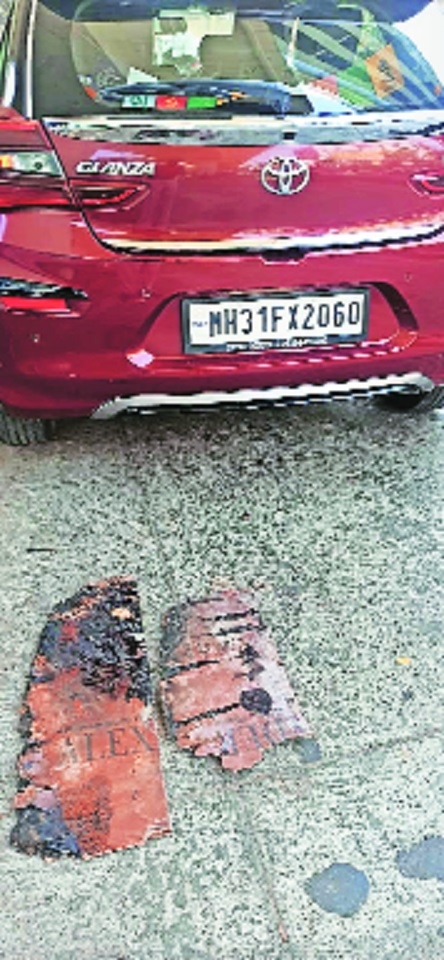 Another object falls from NHAI flyover