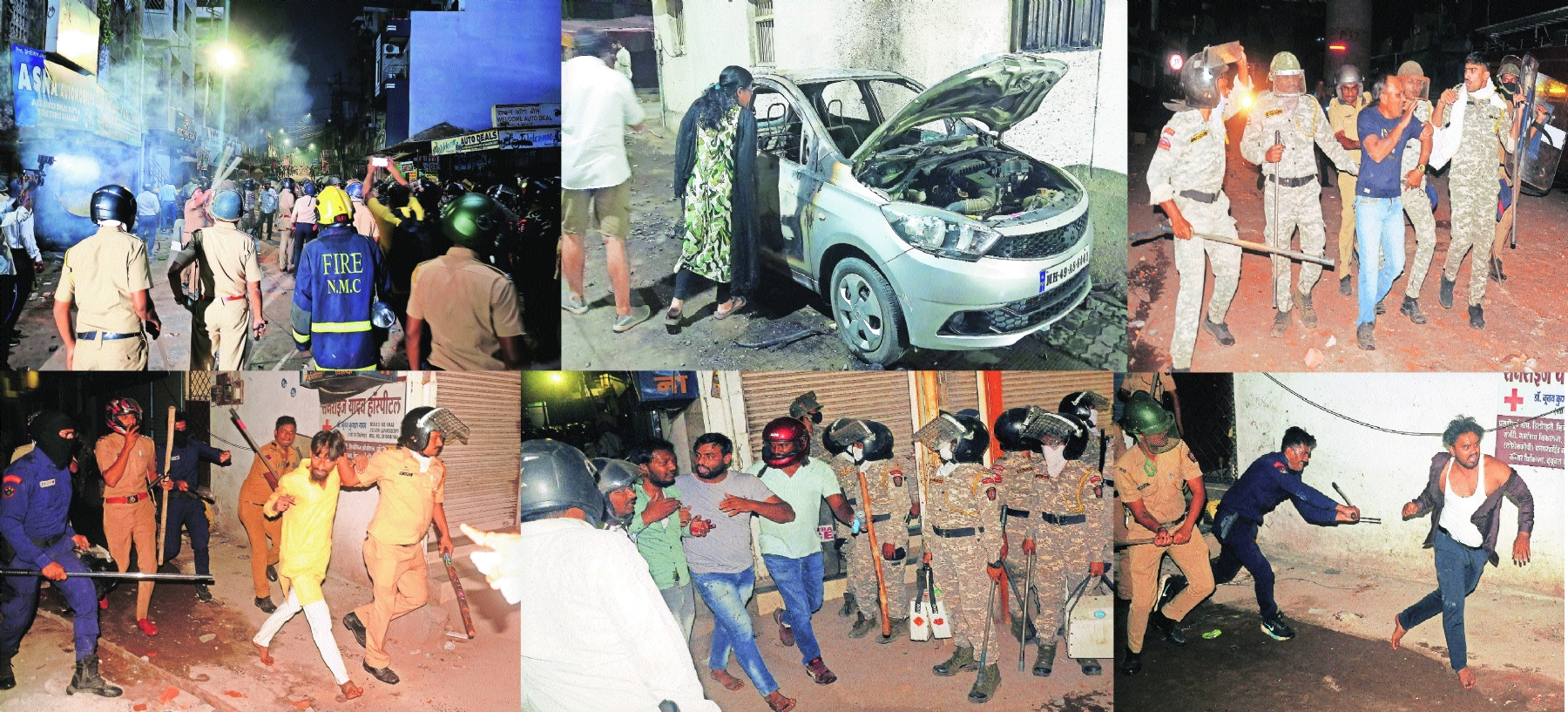 nagpur mahal area violence