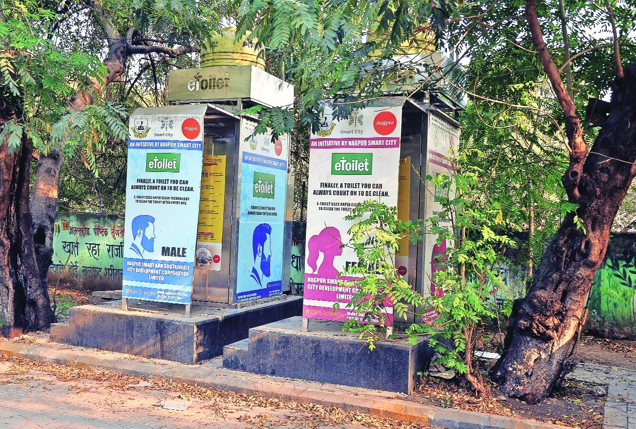 e-Toilet installed at Ramdaspeth