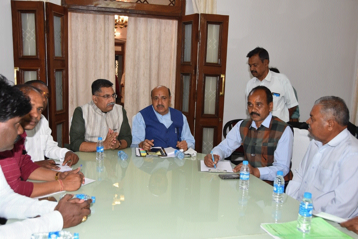 MP Ashish Dubey and MLA Rohani 