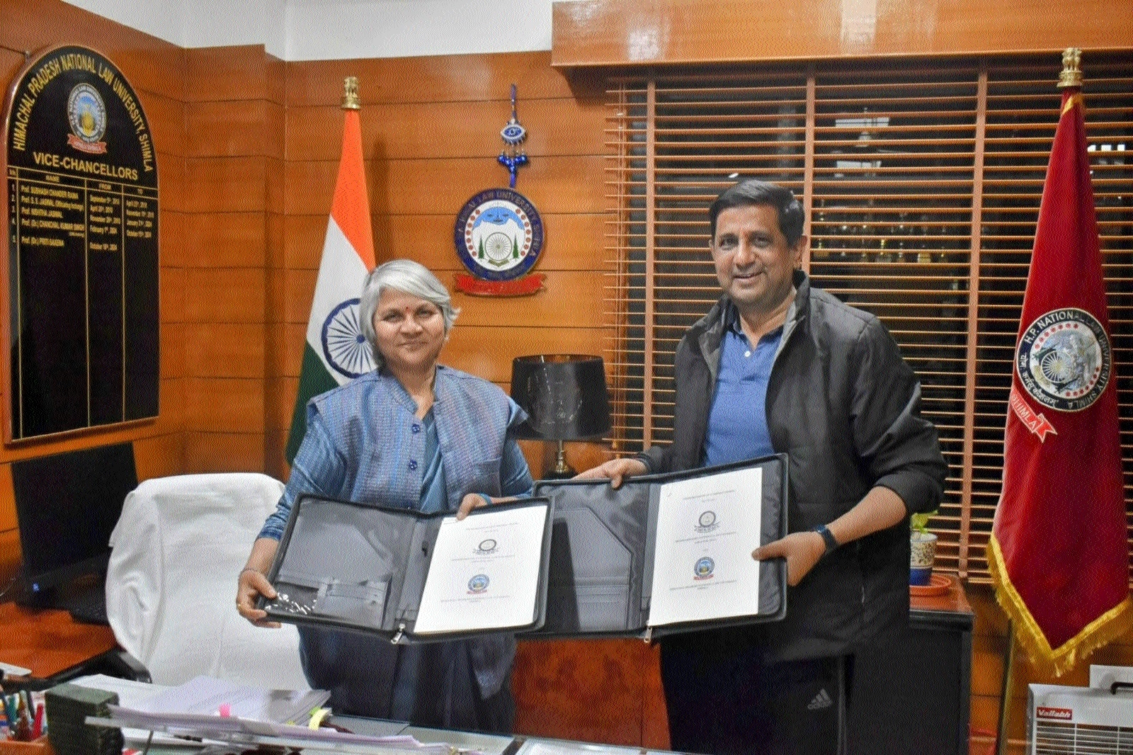 Officials of Dharmashastra National Law University Jabalpur