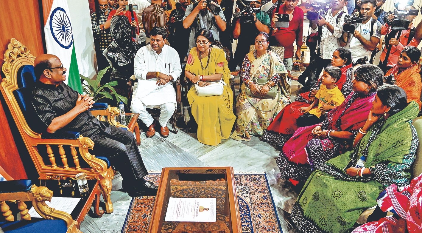 NARRATING ORDEAL Violence-hit Murshidabad victims