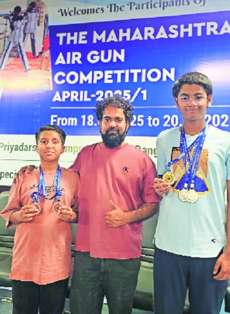 Shooters Shamya Shaurya shine in State