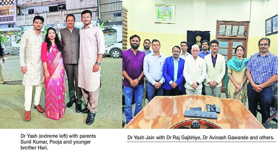 AIR 1 in NEET-SS for GMCHs Resident Dr Jain