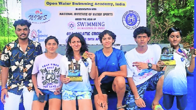 AQUA swimmers shine in all India meet