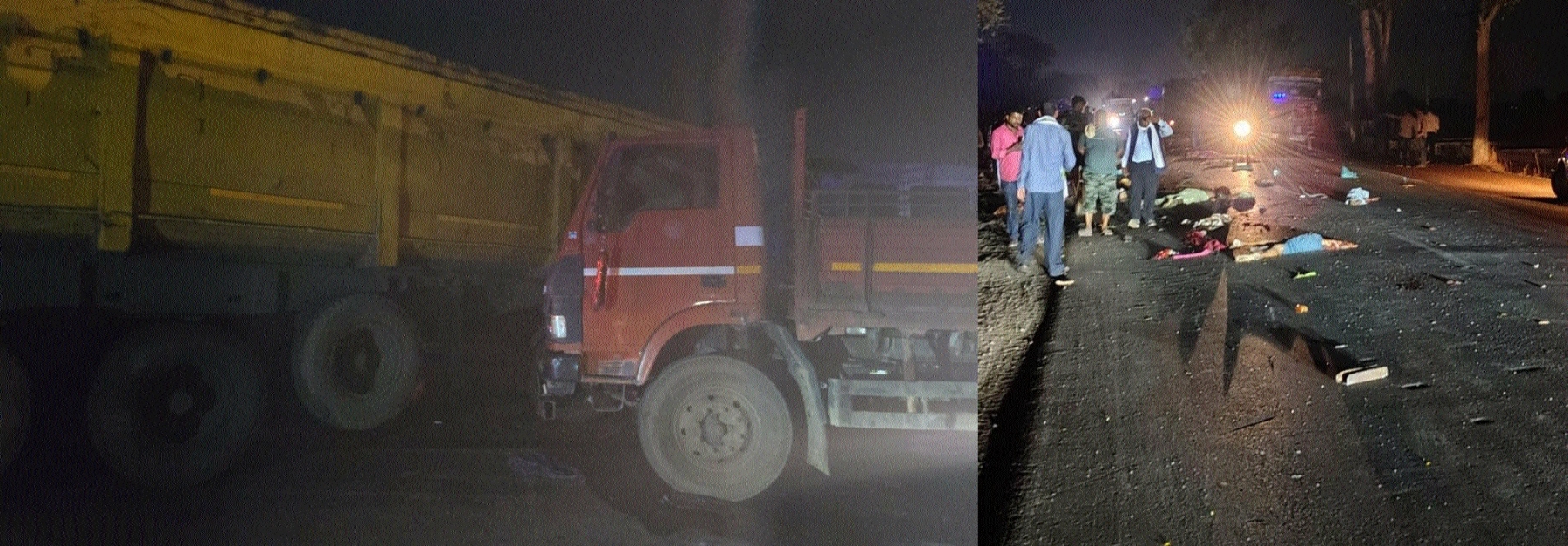 Scene at the fierce collision that claimed so many precious lives