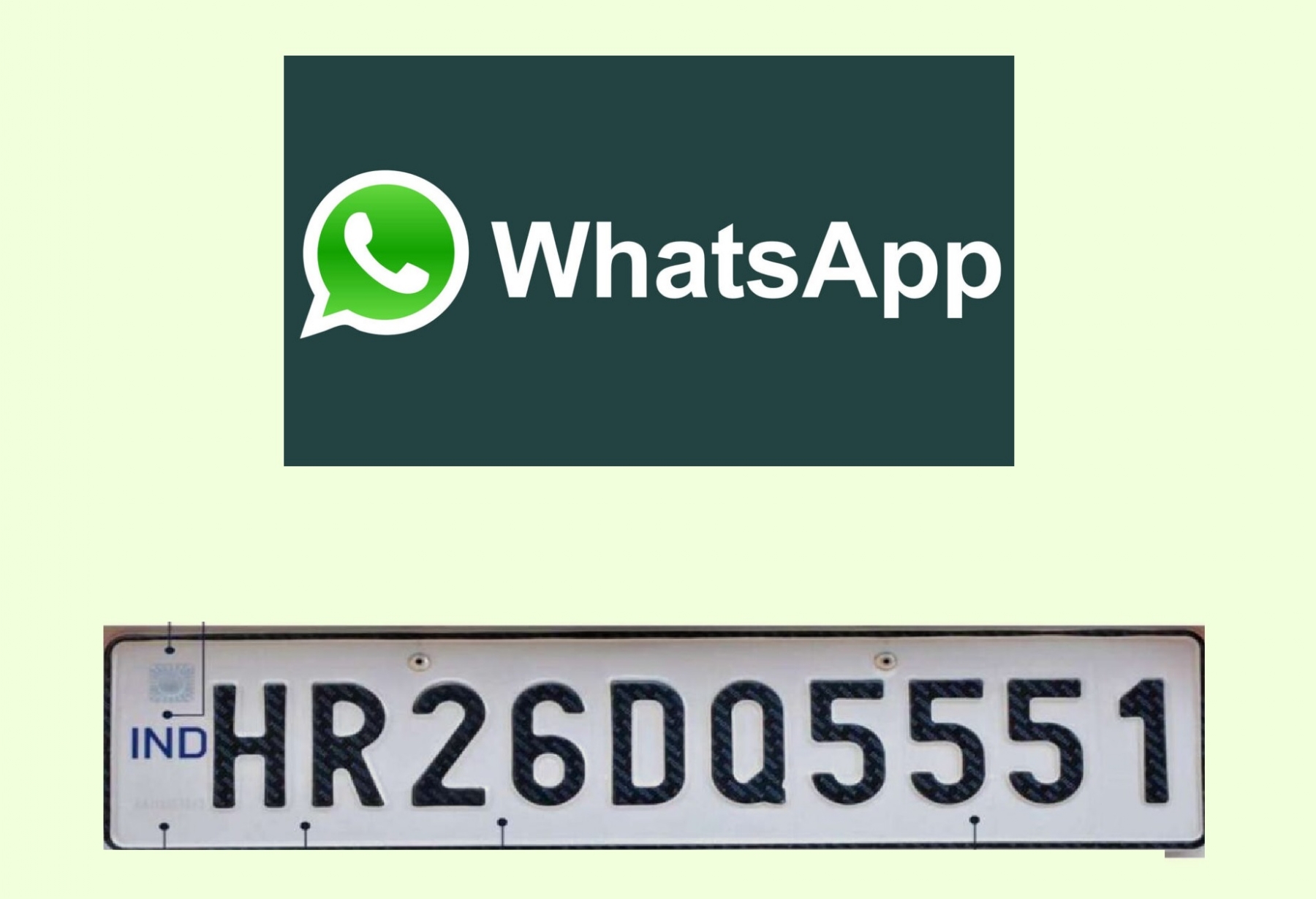 Mobile number update facility for HSRP available  on WhatsApp