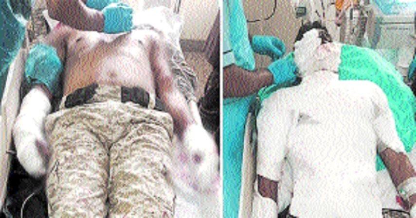  25th Battalion leaves two policemen injured