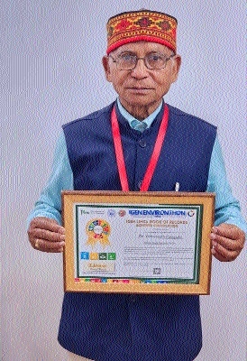 Dr Panigrahi enters Limca Book of Records for non-stop envirothon 