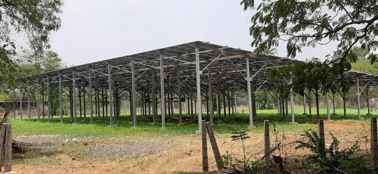 The 200 KW Solar Power Plant stands unused for over 